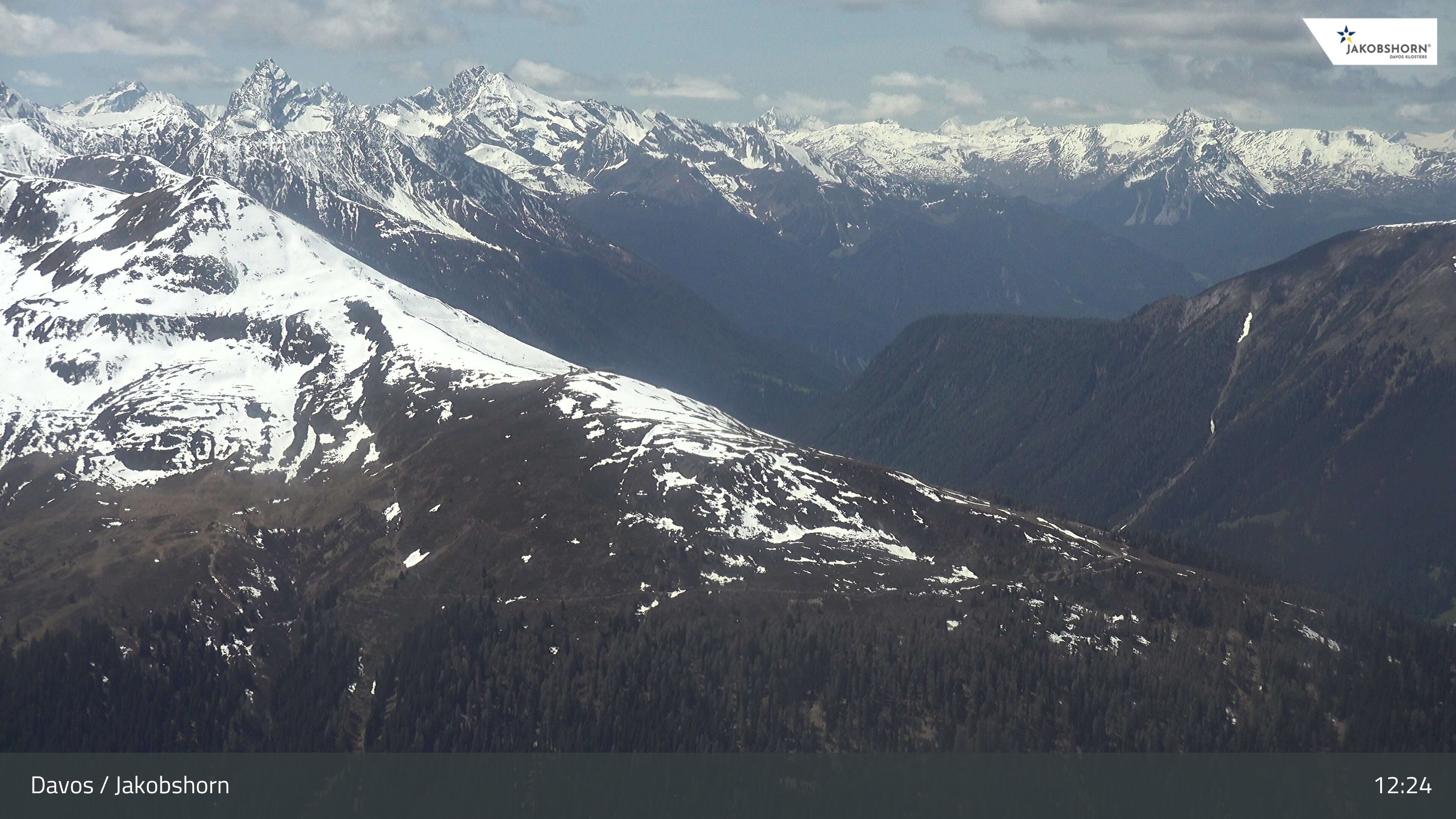 Davos: Platz - Jakobshorn, Blick Rinerhorn