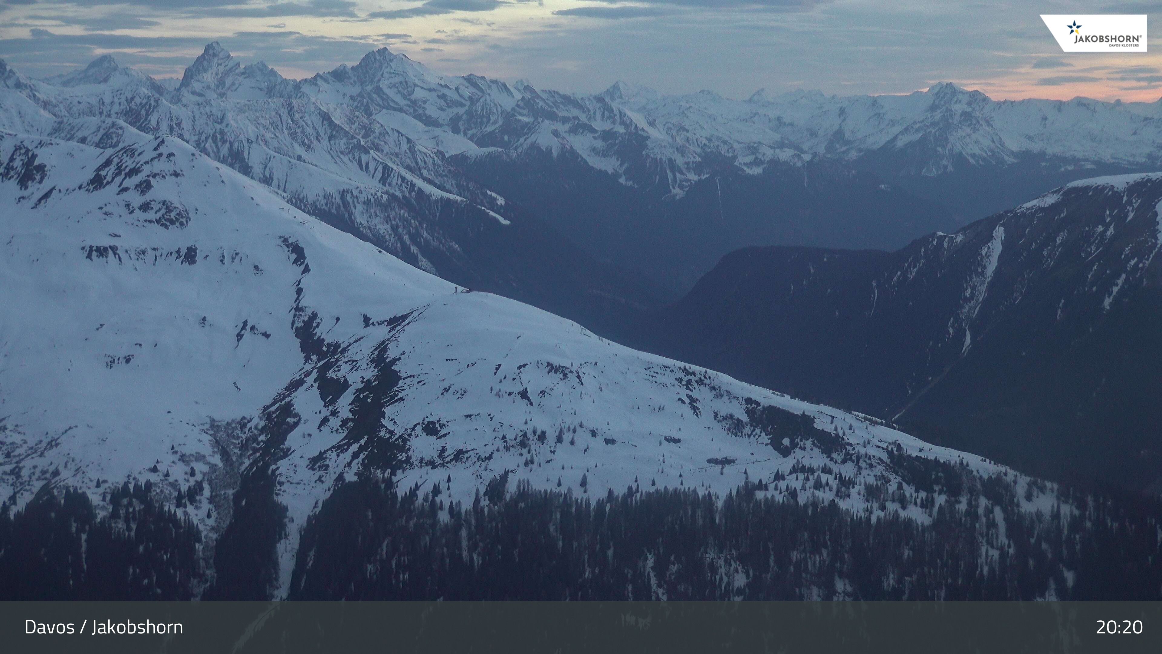 Davos: Platz - Jakobshorn, Blick Rinerhorn