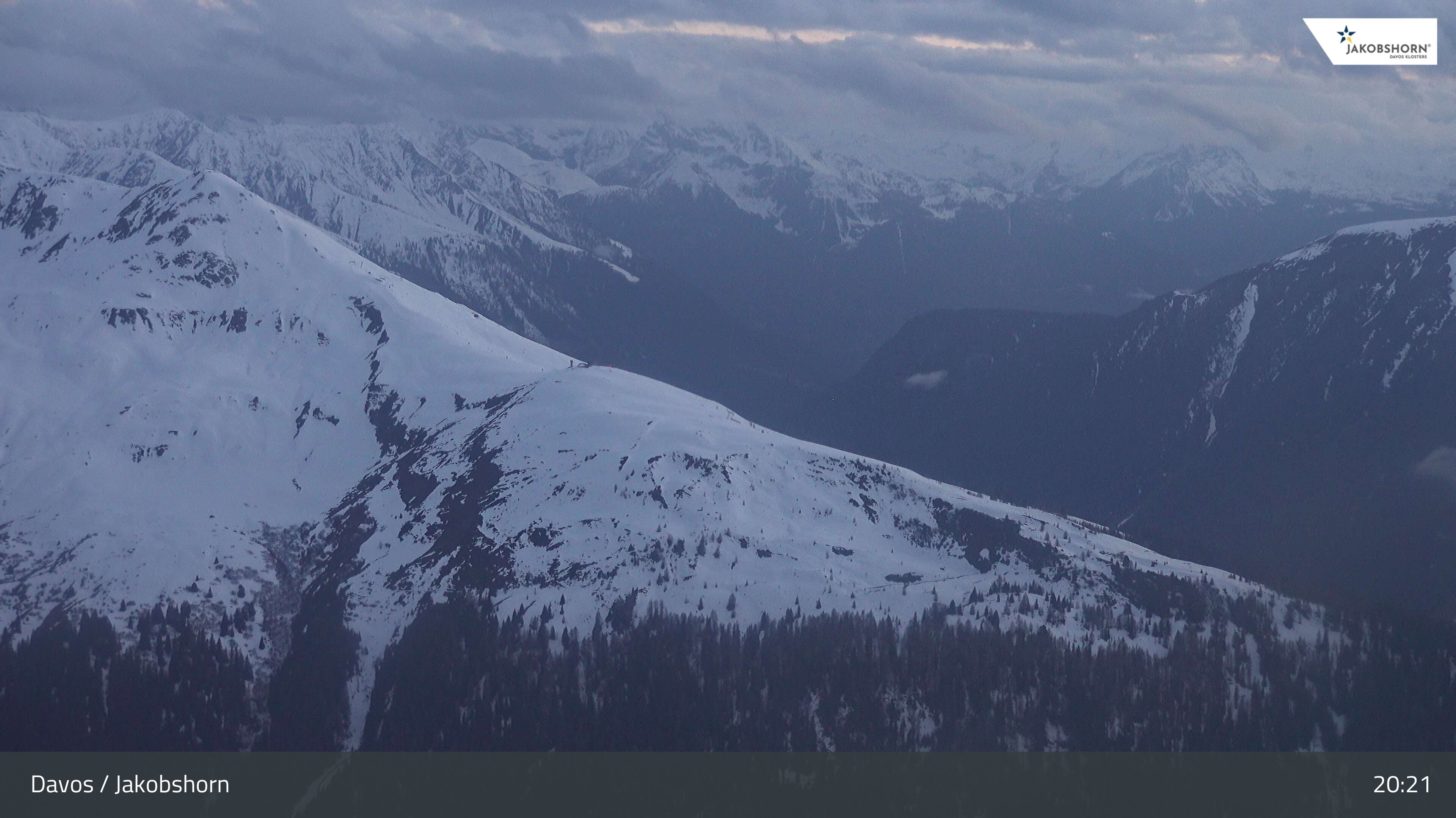 Davos: Platz - Jakobshorn, Blick Rinerhorn