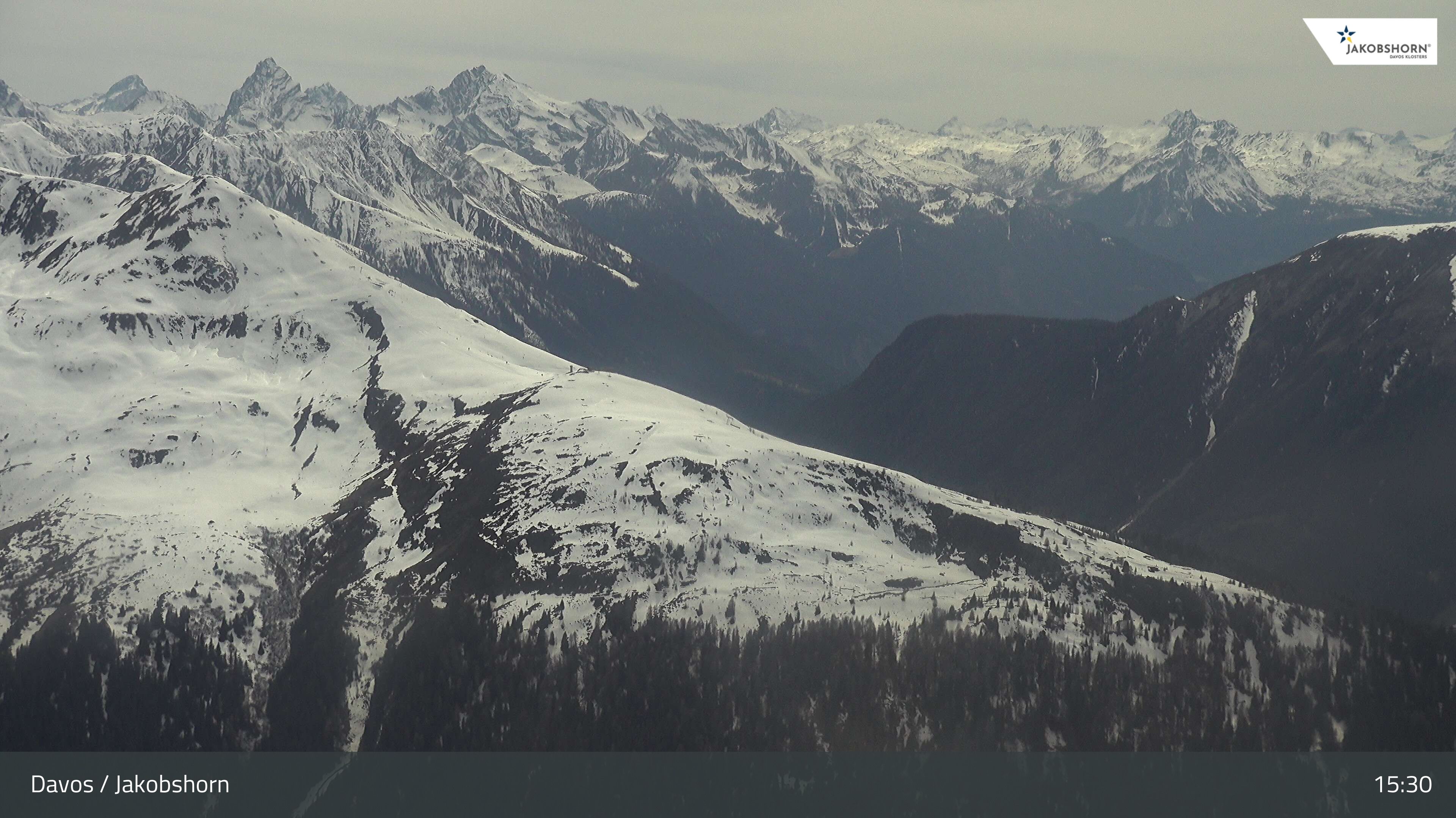 Davos: Platz - Jakobshorn, Blick Rinerhorn