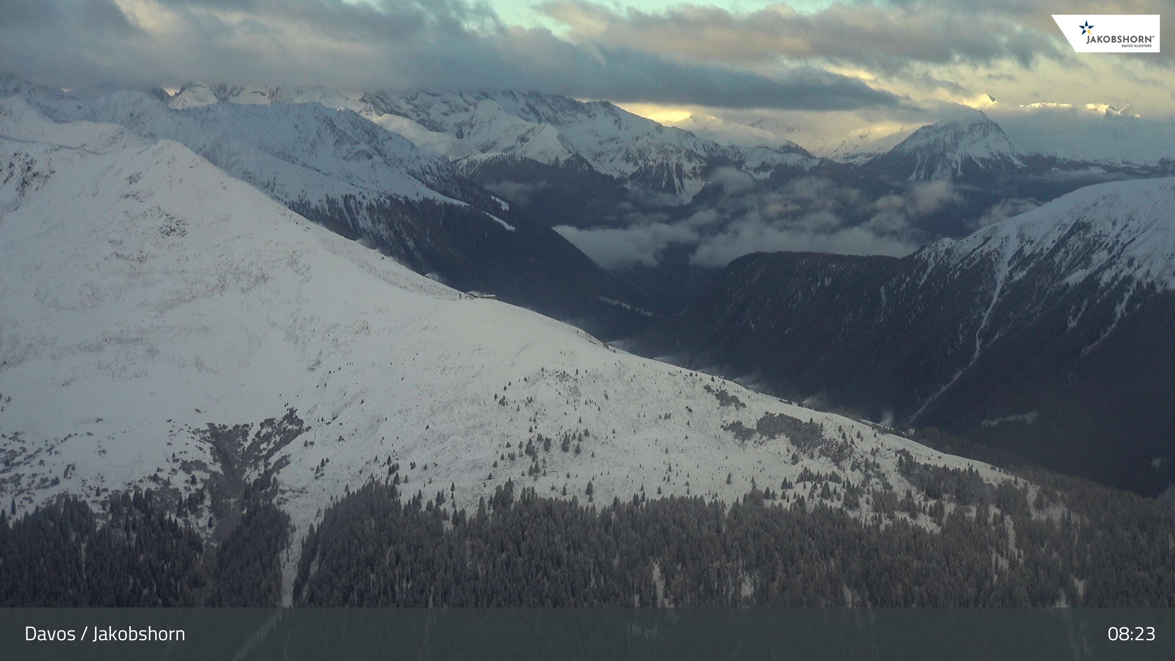Davos: Platz - Jakobshorn, Blick Rinerhorn