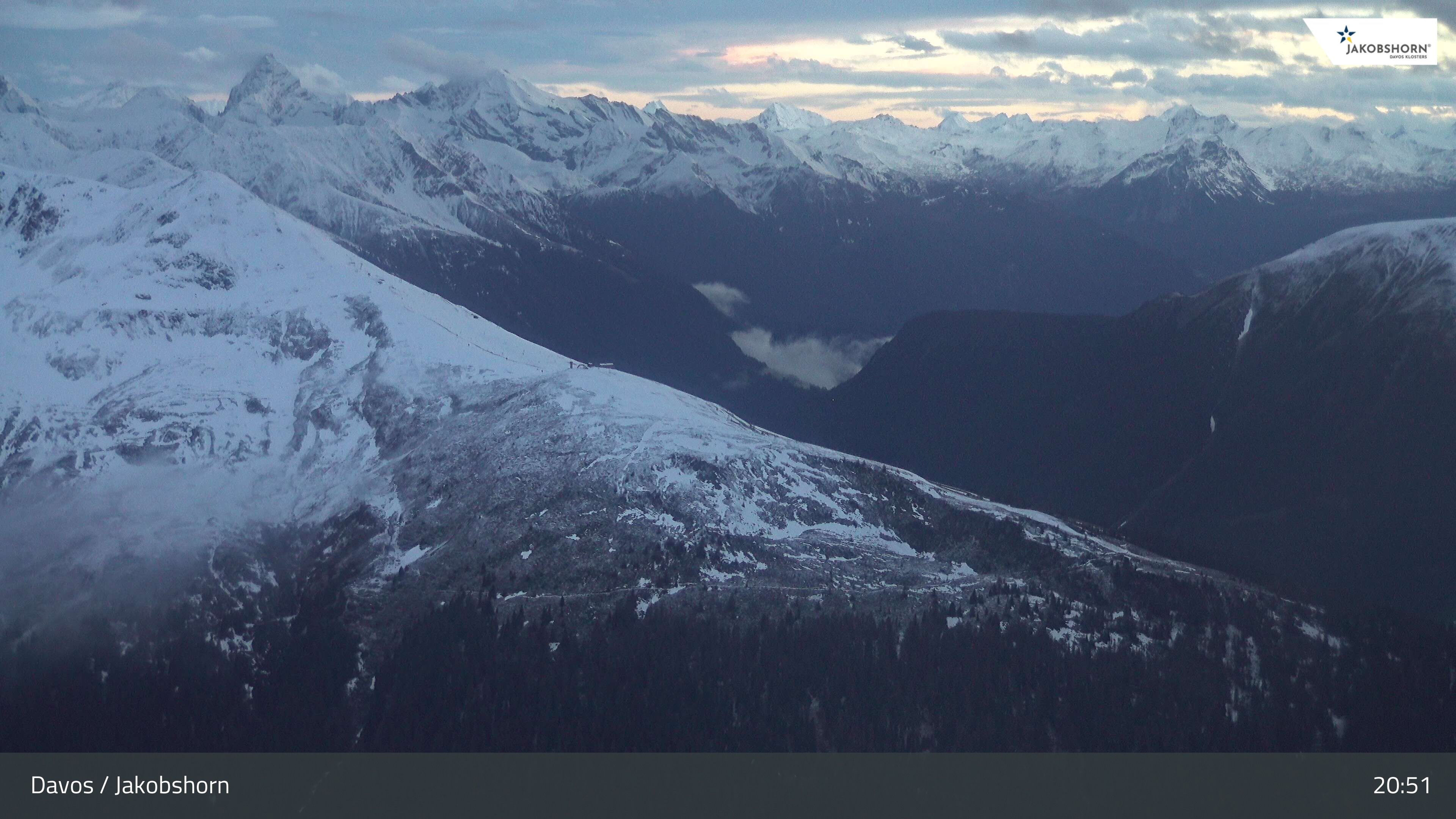 Davos: Platz - Jakobshorn, Blick Rinerhorn