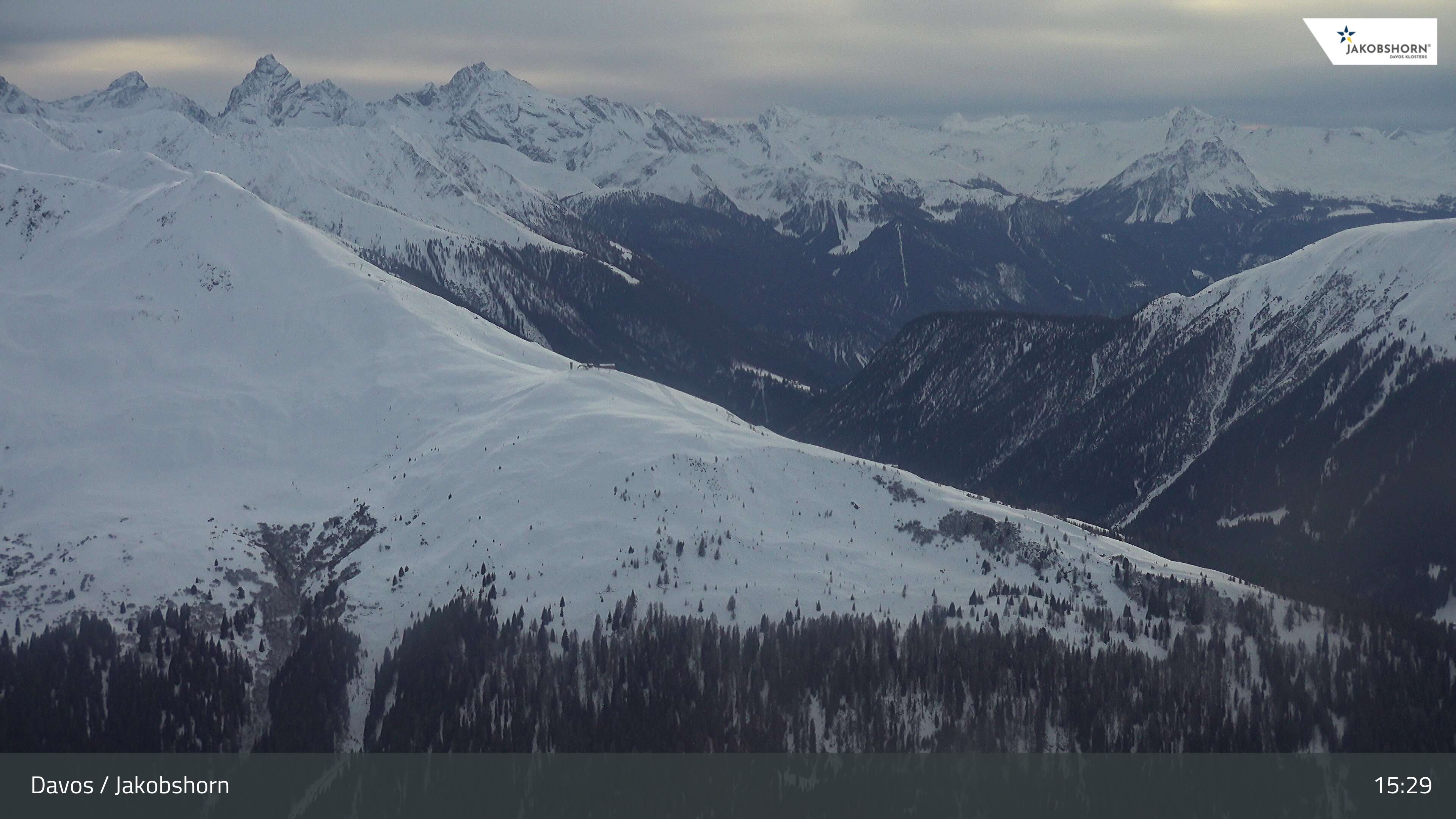 Davos: Platz - Jakobshorn, Blick Rinerhorn