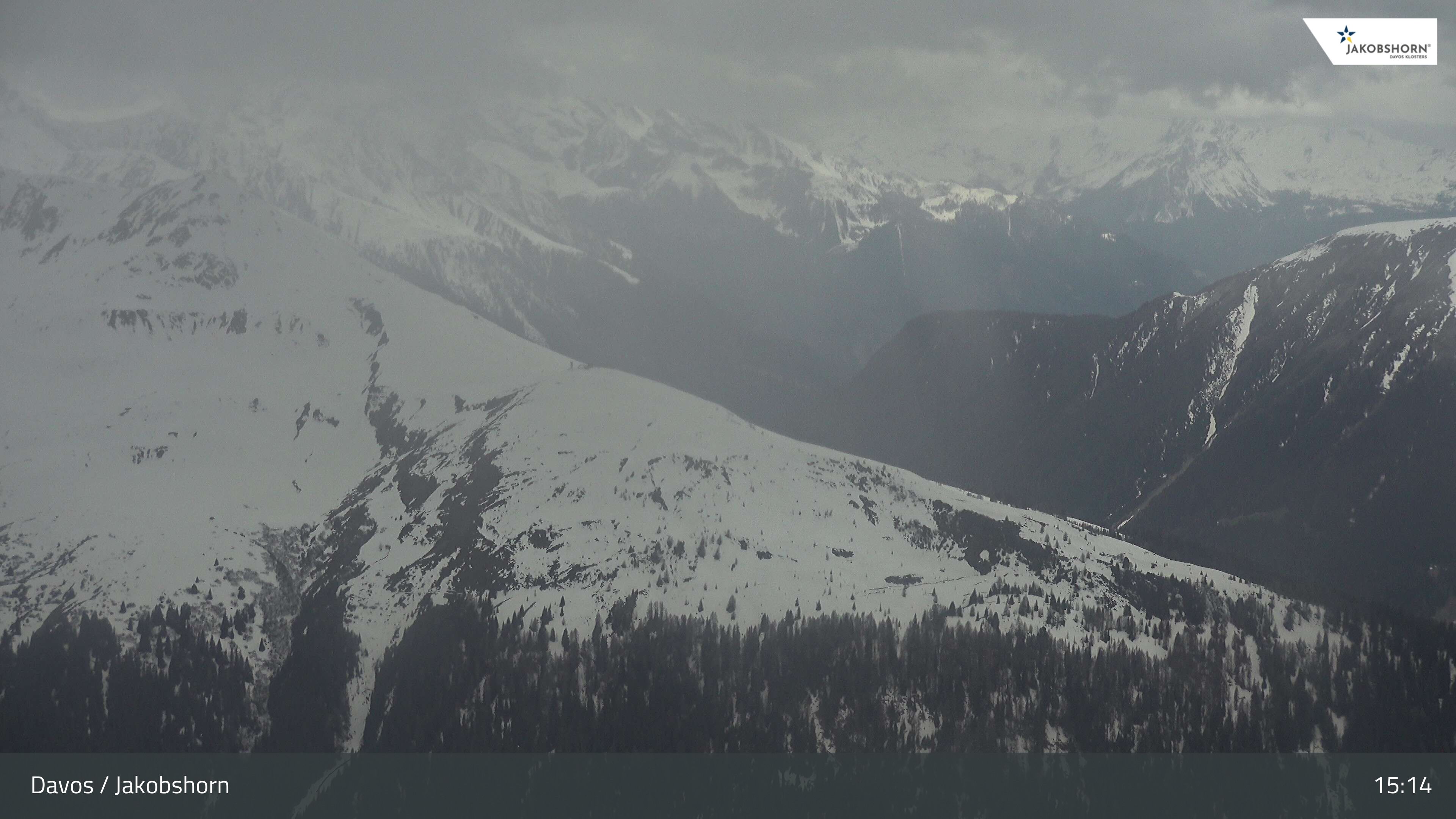 Davos: Platz - Jakobshorn, Blick Rinerhorn