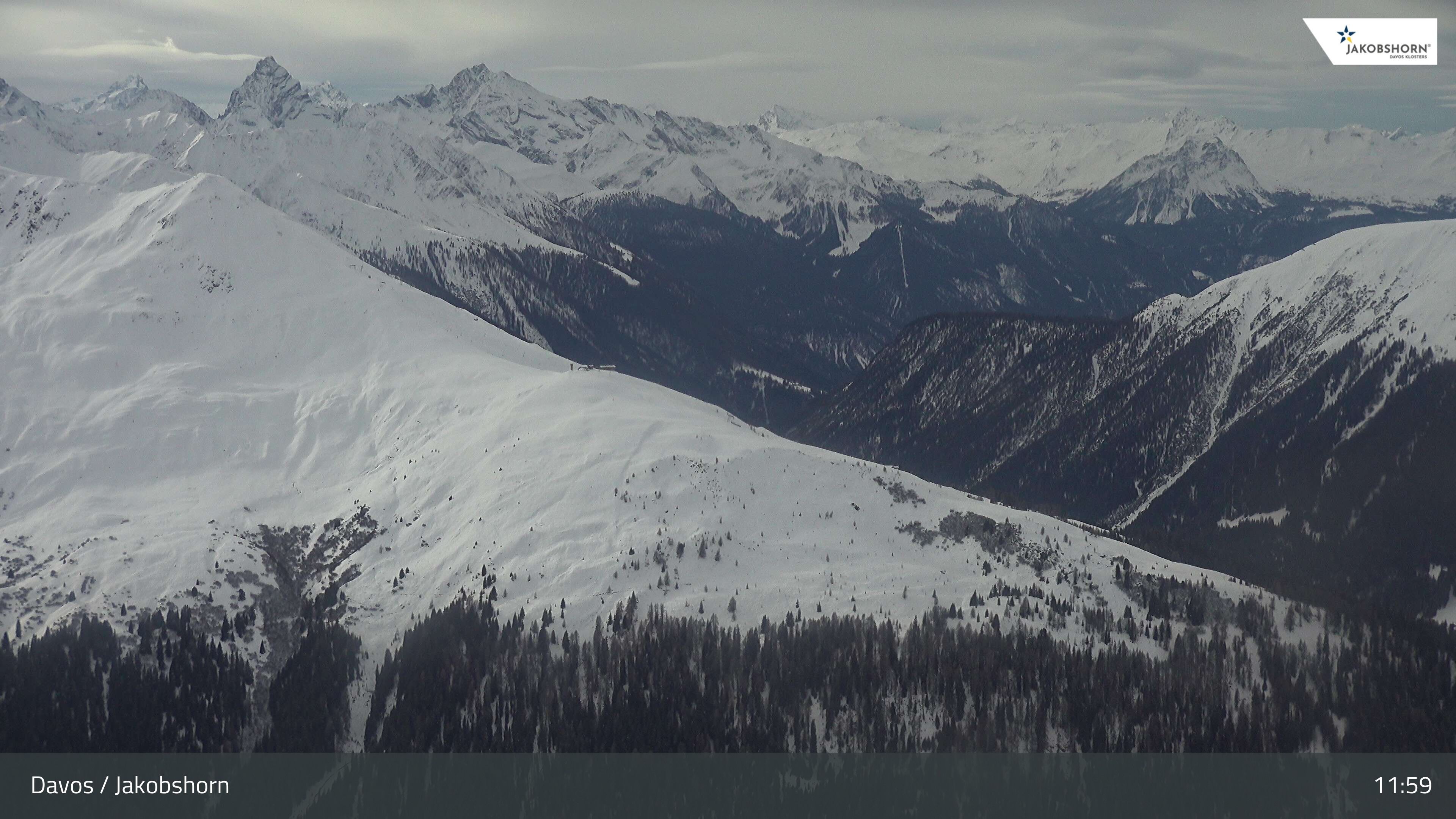 Davos: Platz - Jakobshorn, Blick Rinerhorn