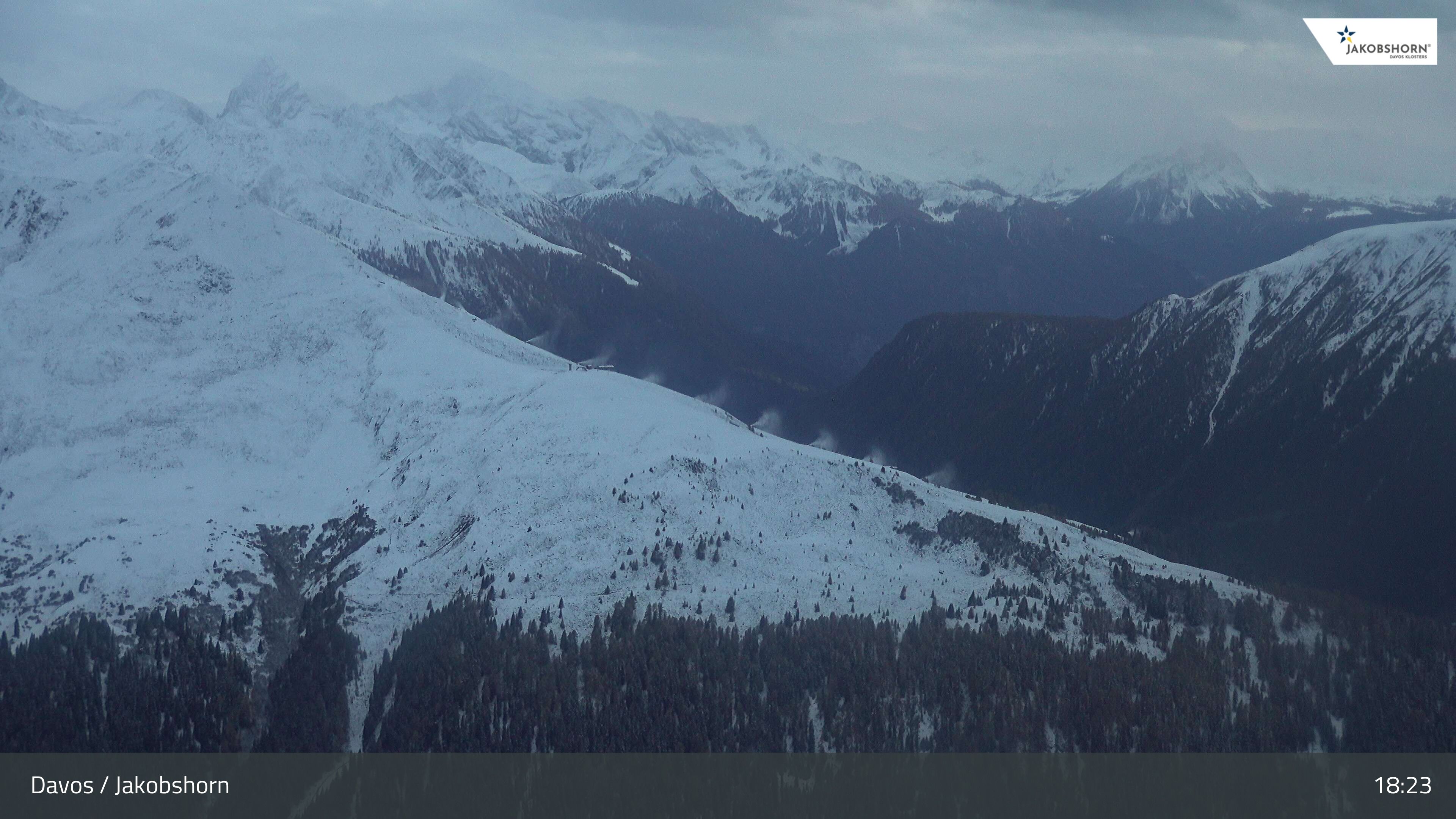 Davos: Platz - Jakobshorn, Blick Rinerhorn
