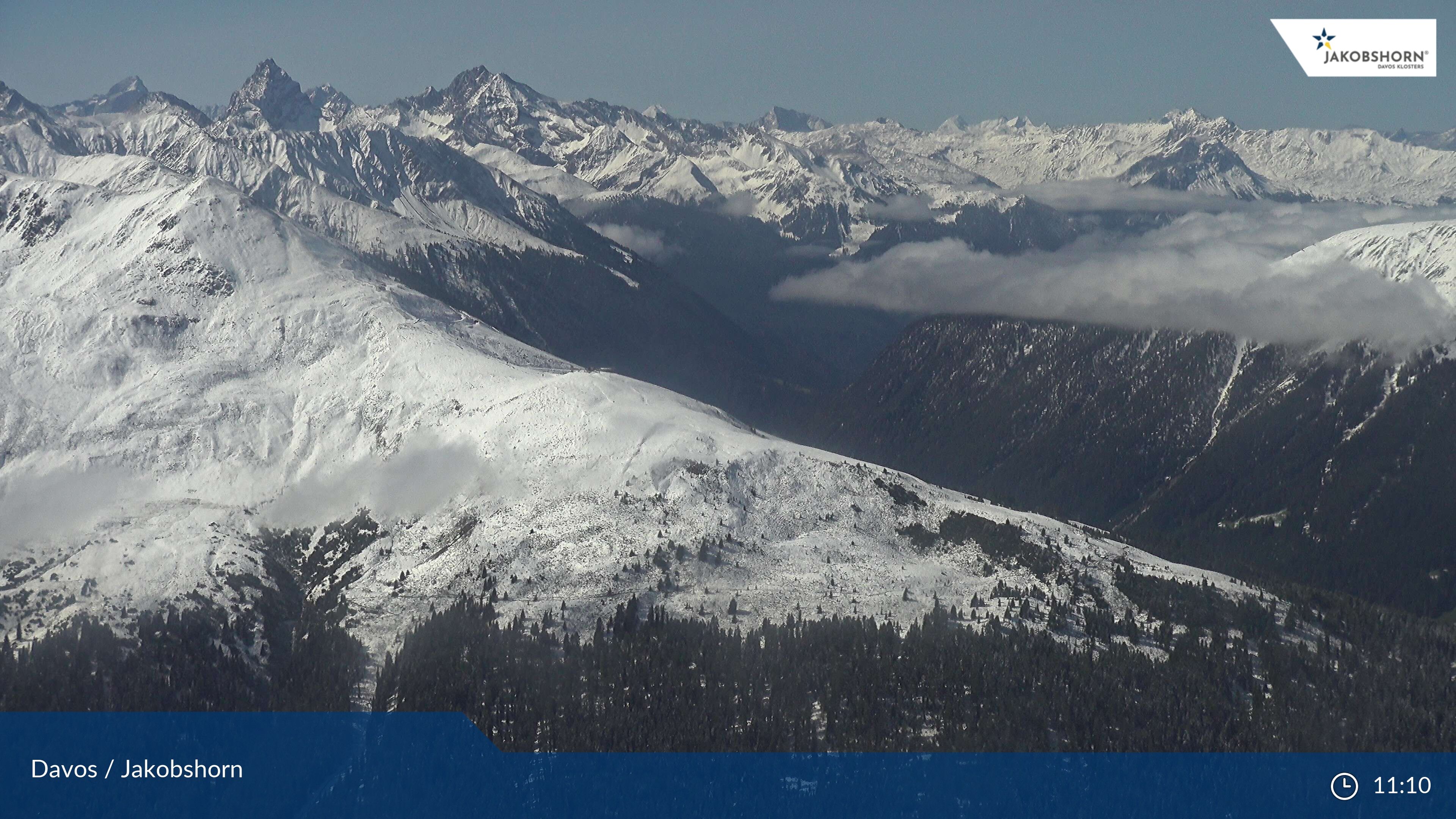 Davos: Platz - Jakobshorn, Blick Rinerhorn