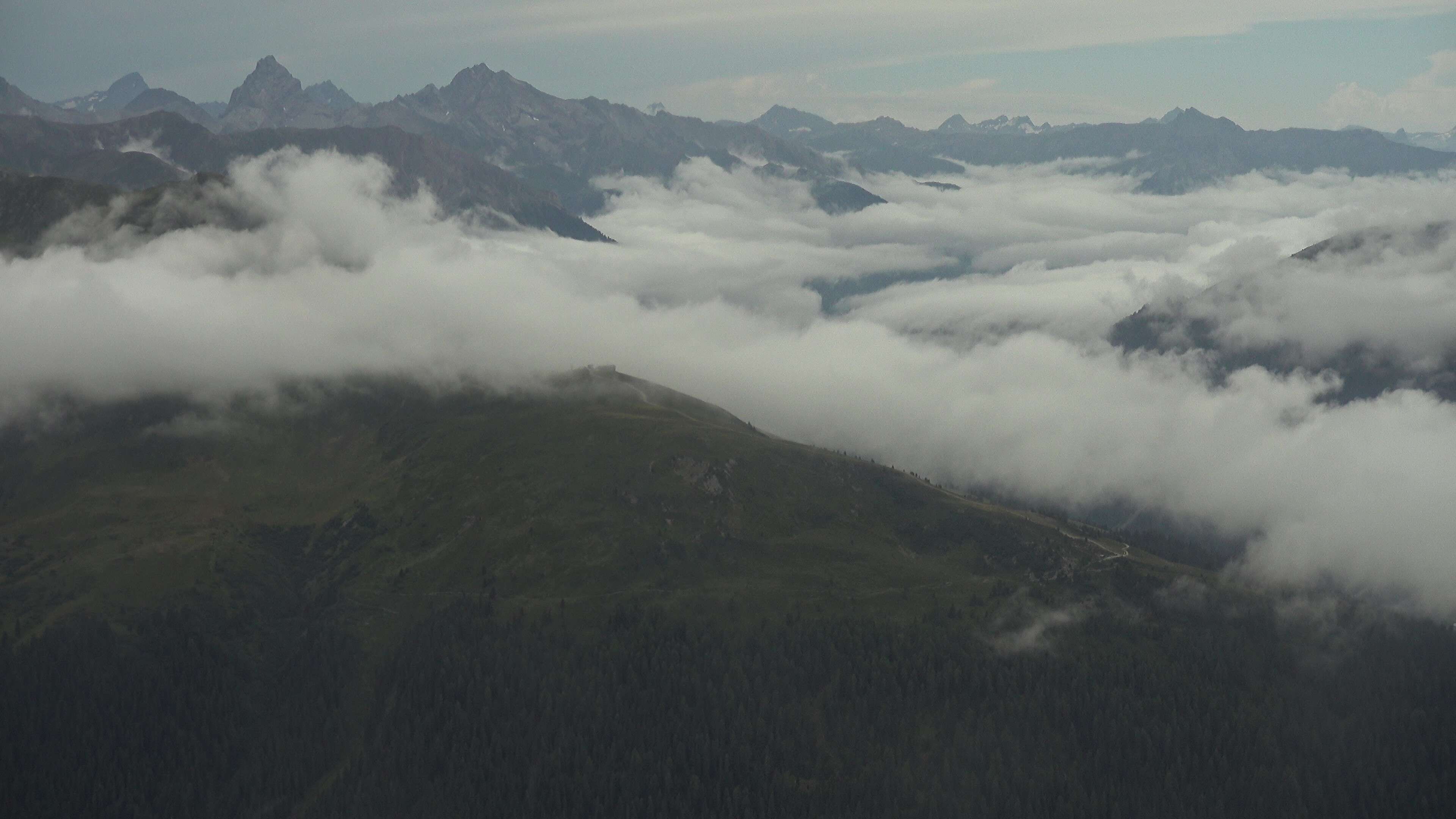 Davos: Platz - Jakobshorn, Blick Rinerhorn