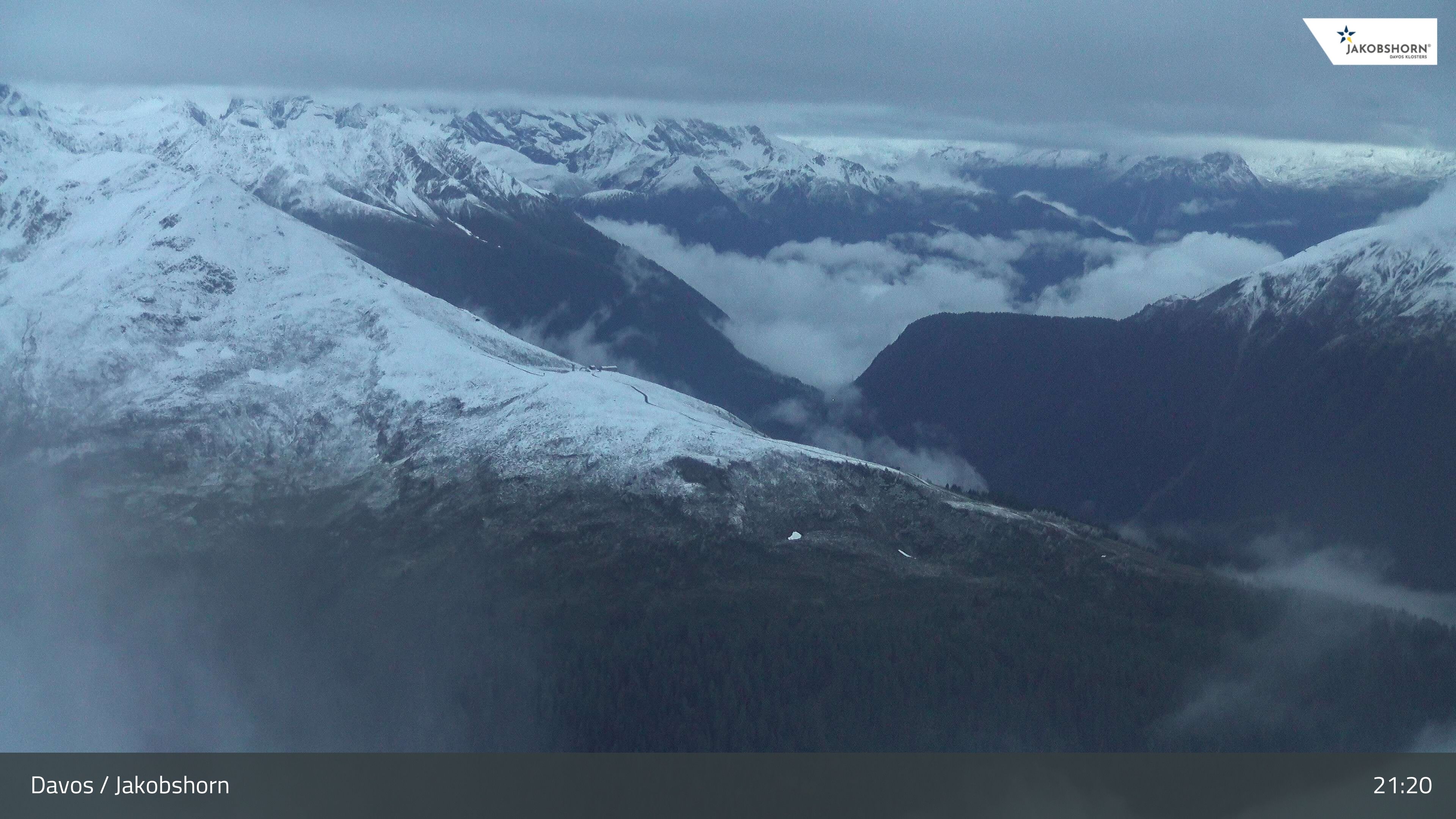 Davos: Platz - Jakobshorn, Blick Rinerhorn