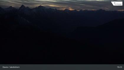 Davos: Platz - Jakobshorn, Blick Rinerhorn