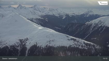 Davos: Platz - Jakobshorn, Blick Rinerhorn