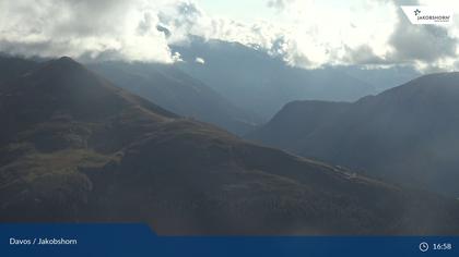 Davos: Platz - Jakobshorn, Blick Rinerhorn