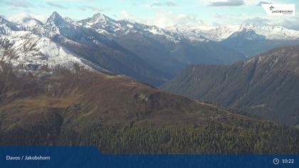 Davos: Platz - Jakobshorn, Blick Rinerhorn