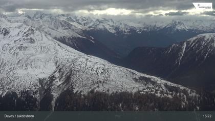 Davos: Platz - Jakobshorn, Blick Rinerhorn