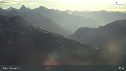 Davos: Platz - Jakobshorn, Blick Rinerhorn