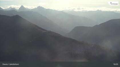 Davos: Platz - Jakobshorn, Blick Rinerhorn