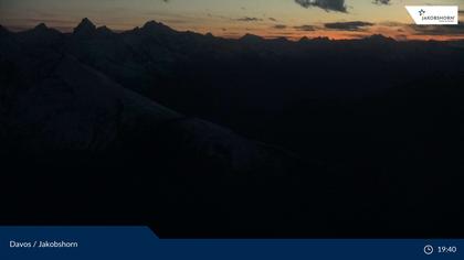 Davos: Platz - Jakobshorn, Blick Rinerhorn