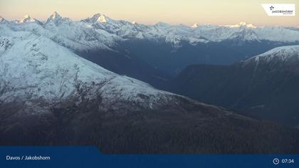 Davos: Platz - Jakobshorn, Blick Rinerhorn