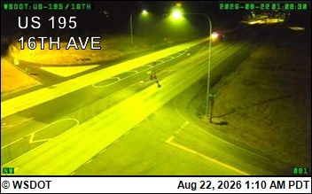 Traffic Cam Spokane: US 195 at MP 95.6: 16th Ave