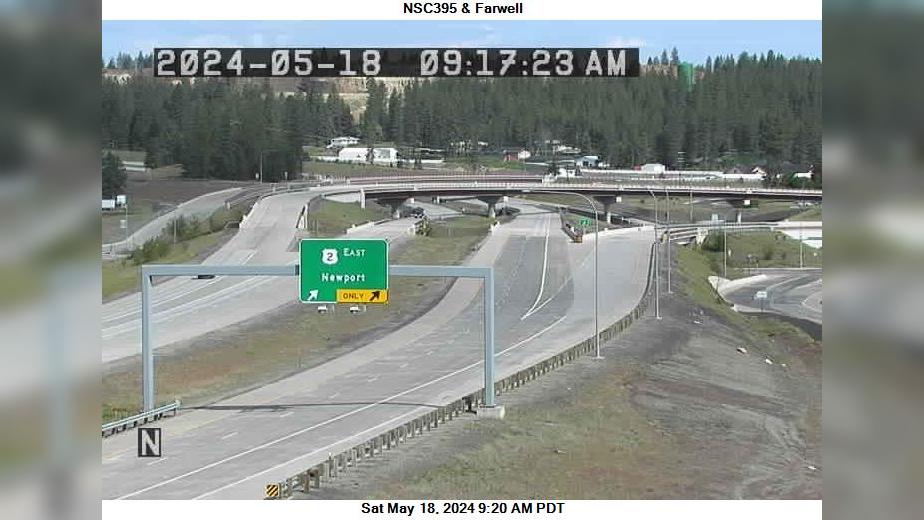 Traffic Cam Mead › North: US 395 NSC at MP 165.2: NSC 395 & Farwell