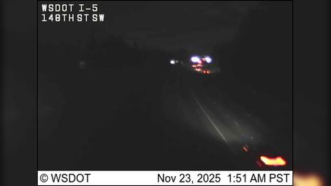 Traffic Cam Brier: I-5 at MP 185: 148th St SW