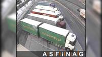 Brenner - Brennero: A, bei Rastplatz Brennerpass West, Blickrichtung LKW-Stellplatz - Km ,