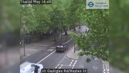 Traffic Cam City of London: St Georges Rd/Hayles St