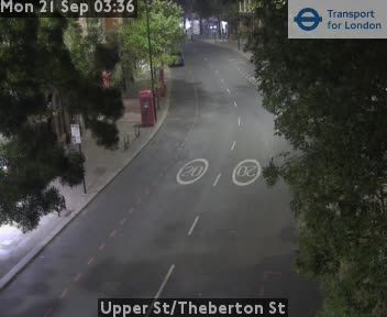 Traffic Cam North Cheam: Upper St/Theberton St