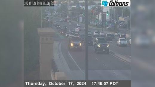 Traffic Cam San Luis Obispo › South: US-101 : Los Osos Valley Road