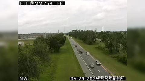 Traffic Cam Lee: I-10 E of CR-53 EB