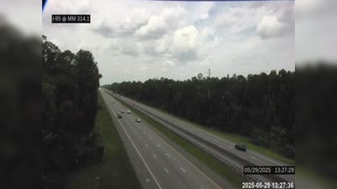 Traffic Cam St. Augustine: I-95 @ MM 314.1