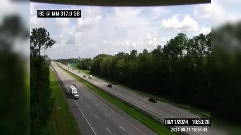 Traffic Cam St. Augustine: I-95 @ MM 317.0