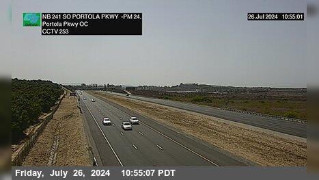 Traffic Cam Lake Forest › North: SR-241 : 780 Meters South of Portola Parkway Overcross