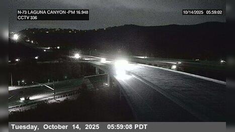 Traffic Cam Laguna Woods › North: SR-73 : North of Laguna Canyon Road Undercross A