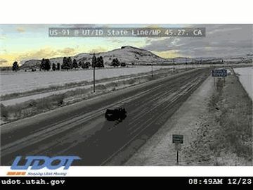 Traffic Cam Franklin: ID/UT State Line UT