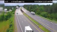 Columbia: I-77 N @ MM 7.5 - Actuelle