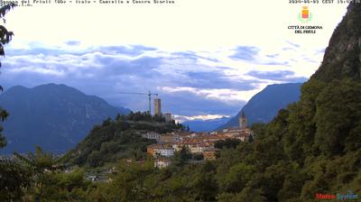 immagine della webcam nei dintorni di Sella Nevea: webcam Gemona del Friuli