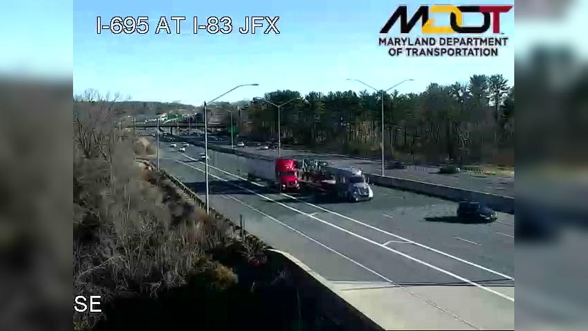 Traffic Cam Sunset Knoll: I-695 AT I-83 JFX (403009)