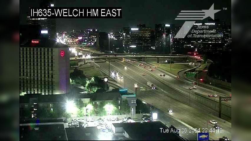 Traffic Cam Farmers Branch › East: I-635 @ Welch HM East