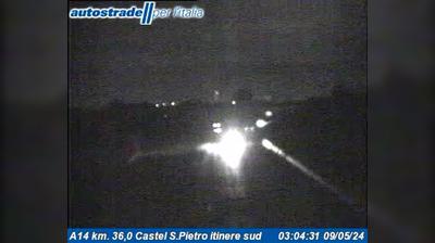 Preview delle webcam di Castel San Pietro Terme: A14 km. 36,0 Castel S.Pietro itinere sud