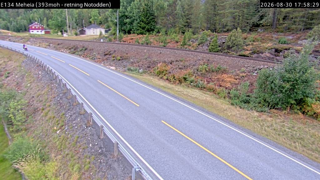 Traffic Cam Jerngruva: E134 Meheia (Notodden)