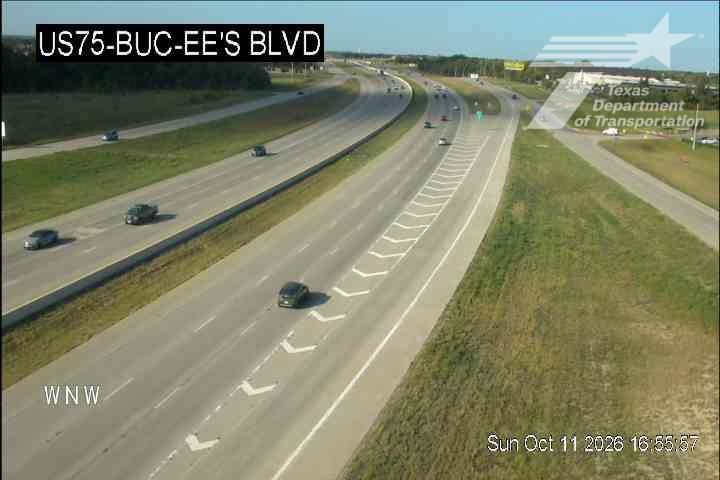 Traffic Cam Melissa › North: US 75 @ Buc-ees Blvd