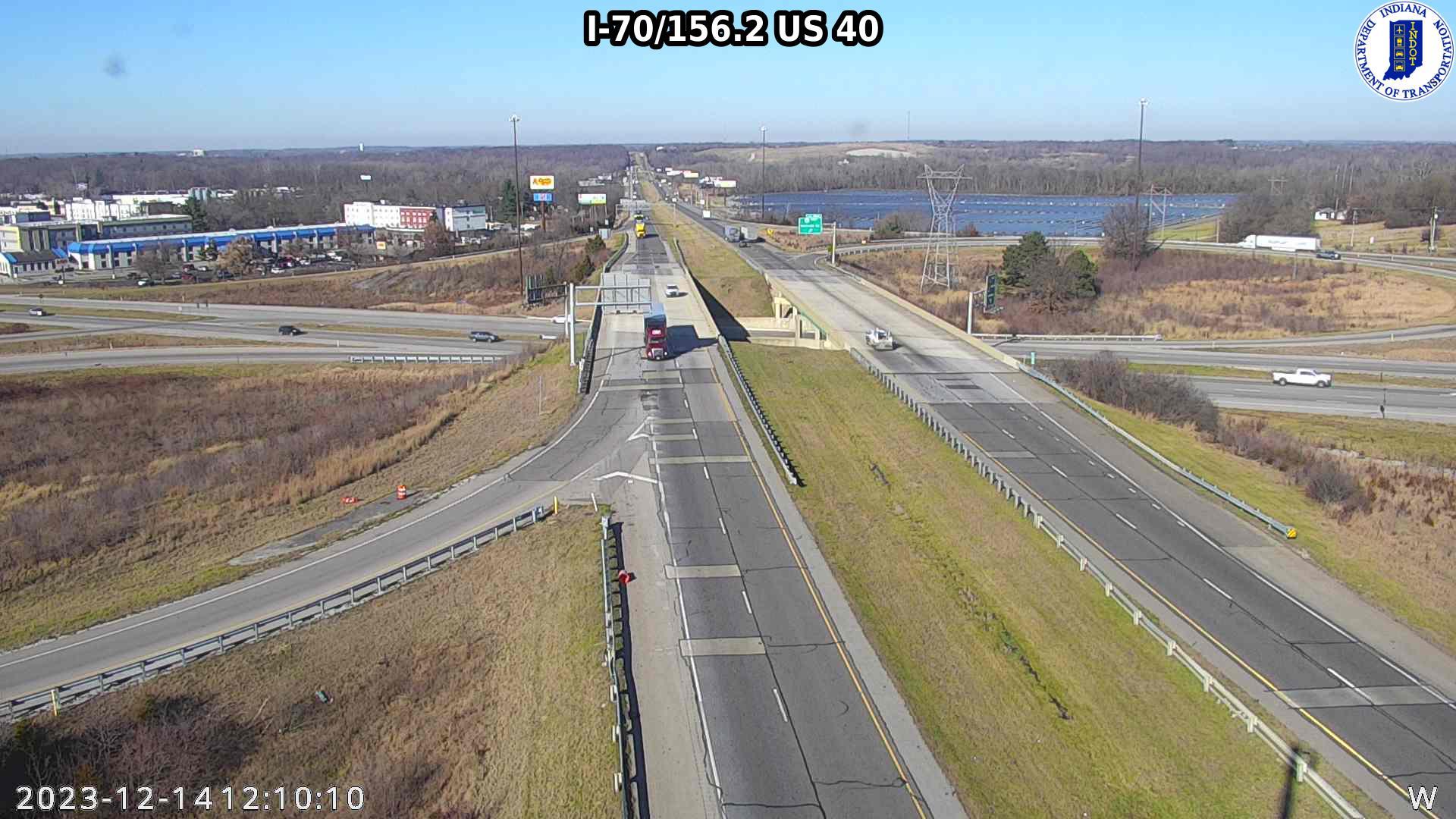 Traffic Cam Cedar Springs: I-70: I-70/156.2 US