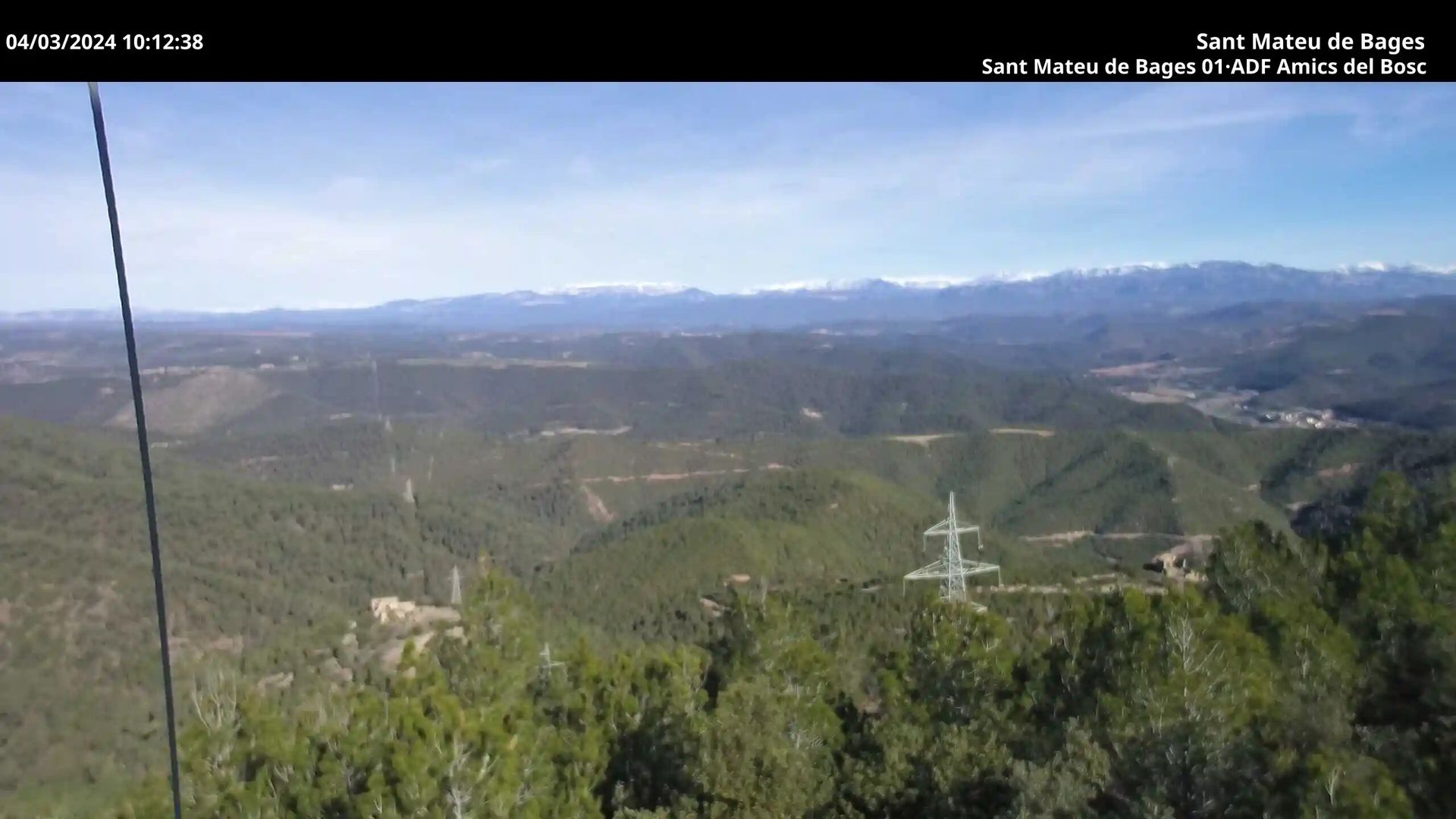 Traffic Cam Sant Mateu de Bages › North-West