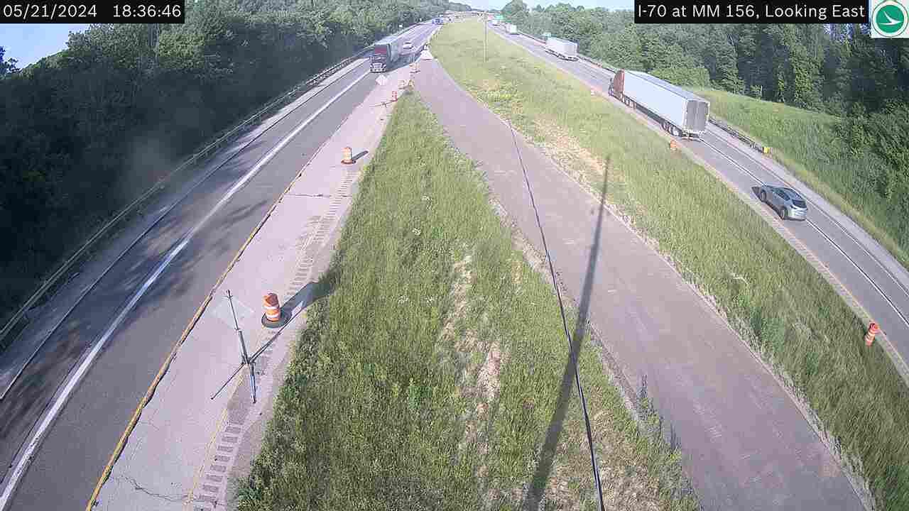 Traffic Cam Pleasant Grove: I-70 at MM 156, Looking West