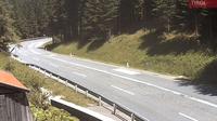 Paßthurn: B161 Pass-Thurn-Straße [km 10,3], Blickrichtung: Kitzbühel