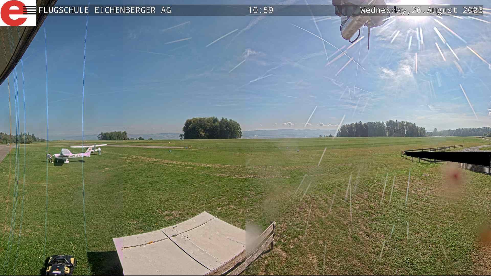 Traffic Cam Buttwil: Flugplatz - Eichenberg Flightschool