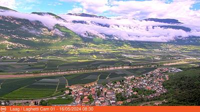 immagine della webcam nei dintorni di Bedollo: webcam Cortina sulla Strada del Vino