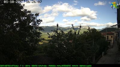 immagine della webcam nei dintorni di Cervara di Roma: webcam Pescorocchiano