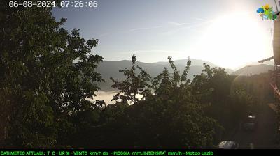 immagine della webcam nei dintorni di Rocca di Cambio: webcam Pescorocchiano